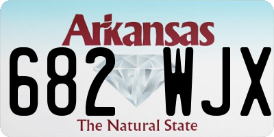 AR license plate 682WJX