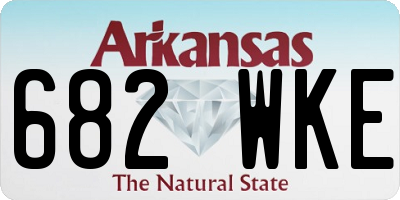 AR license plate 682WKE