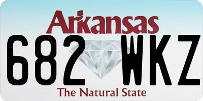 AR license plate 682WKZ