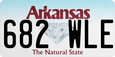 AR license plate 682WLE