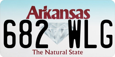 AR license plate 682WLG