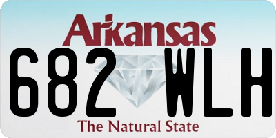 AR license plate 682WLH
