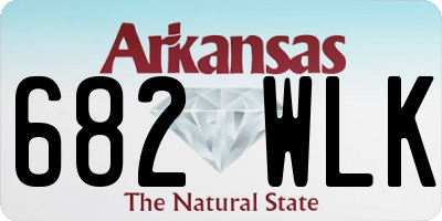 AR license plate 682WLK