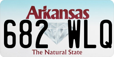 AR license plate 682WLQ