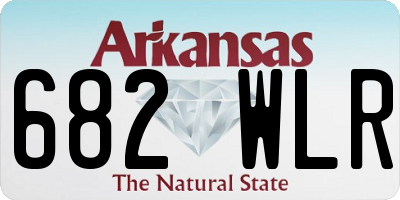 AR license plate 682WLR