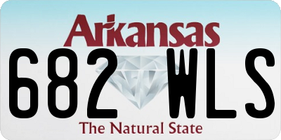 AR license plate 682WLS