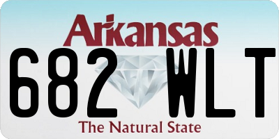 AR license plate 682WLT