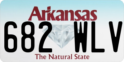 AR license plate 682WLV