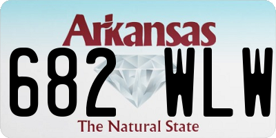 AR license plate 682WLW