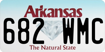 AR license plate 682WMC