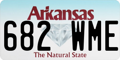 AR license plate 682WME