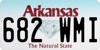 AR license plate 682WMI