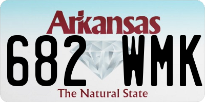 AR license plate 682WMK