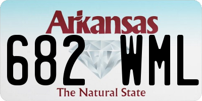 AR license plate 682WML