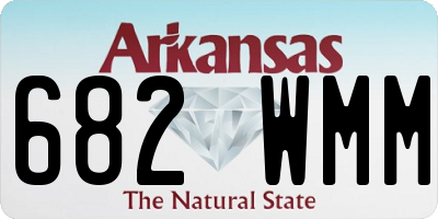 AR license plate 682WMM