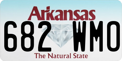 AR license plate 682WMO