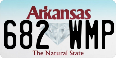 AR license plate 682WMP