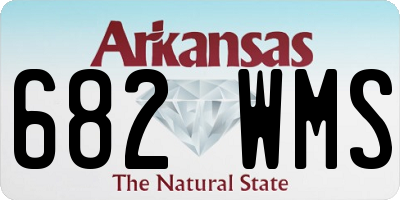 AR license plate 682WMS