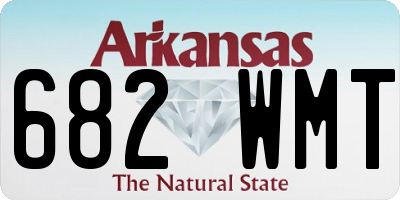 AR license plate 682WMT