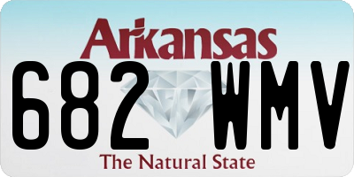 AR license plate 682WMV