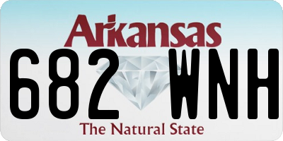 AR license plate 682WNH