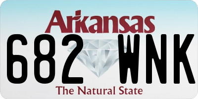 AR license plate 682WNK