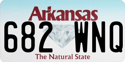 AR license plate 682WNQ