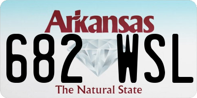 AR license plate 682WSL