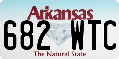 AR license plate 682WTC