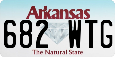 AR license plate 682WTG