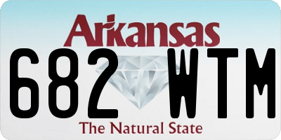 AR license plate 682WTM