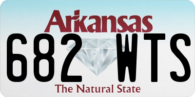 AR license plate 682WTS