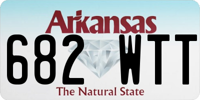 AR license plate 682WTT