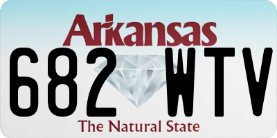 AR license plate 682WTV
