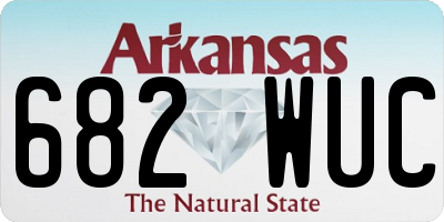 AR license plate 682WUC