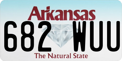 AR license plate 682WUU