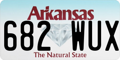 AR license plate 682WUX