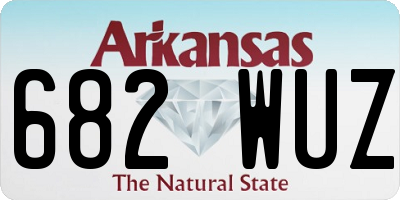 AR license plate 682WUZ
