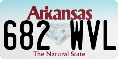AR license plate 682WVL