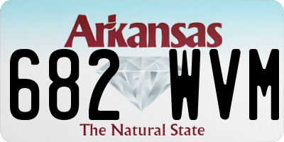AR license plate 682WVM