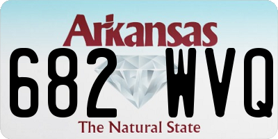 AR license plate 682WVQ