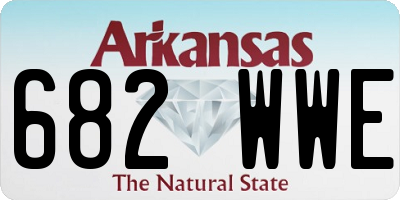 AR license plate 682WWE