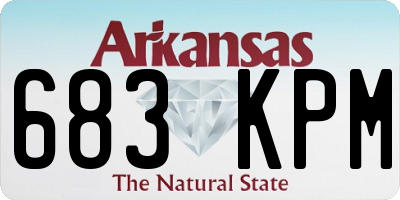 AR license plate 683KPM