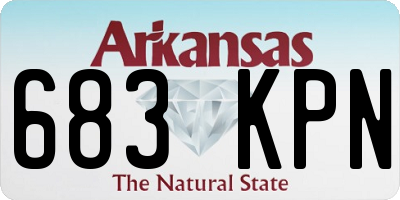 AR license plate 683KPN