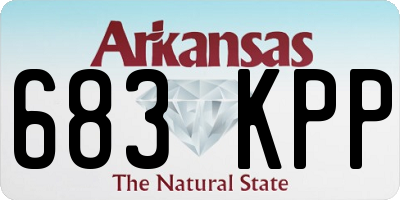 AR license plate 683KPP