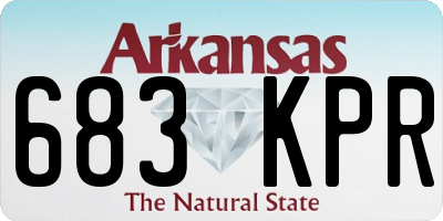 AR license plate 683KPR