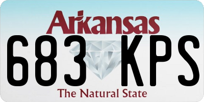 AR license plate 683KPS