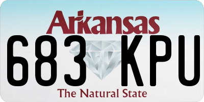 AR license plate 683KPU