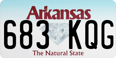 AR license plate 683KQG
