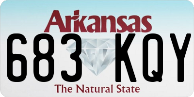 AR license plate 683KQY